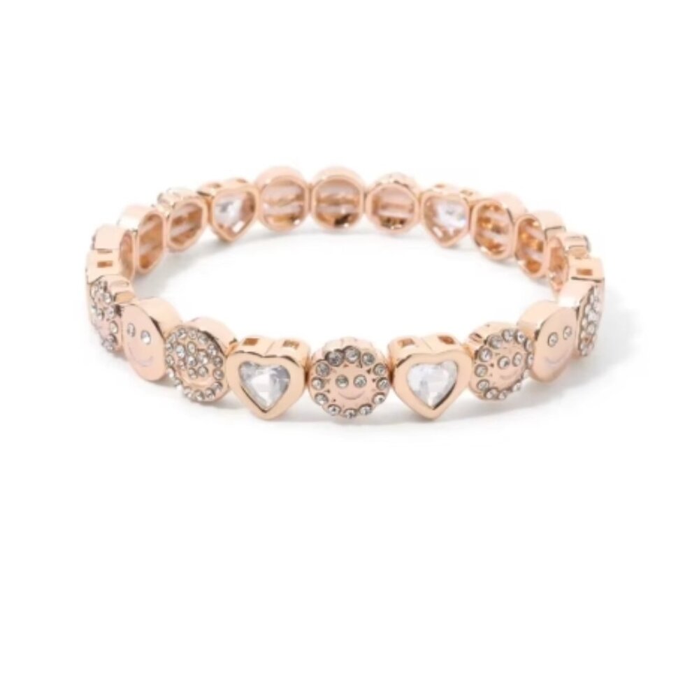 Women's Stretch Bracelet, Smiley Face Bracelet, Trending Bracelet, Gift Idea